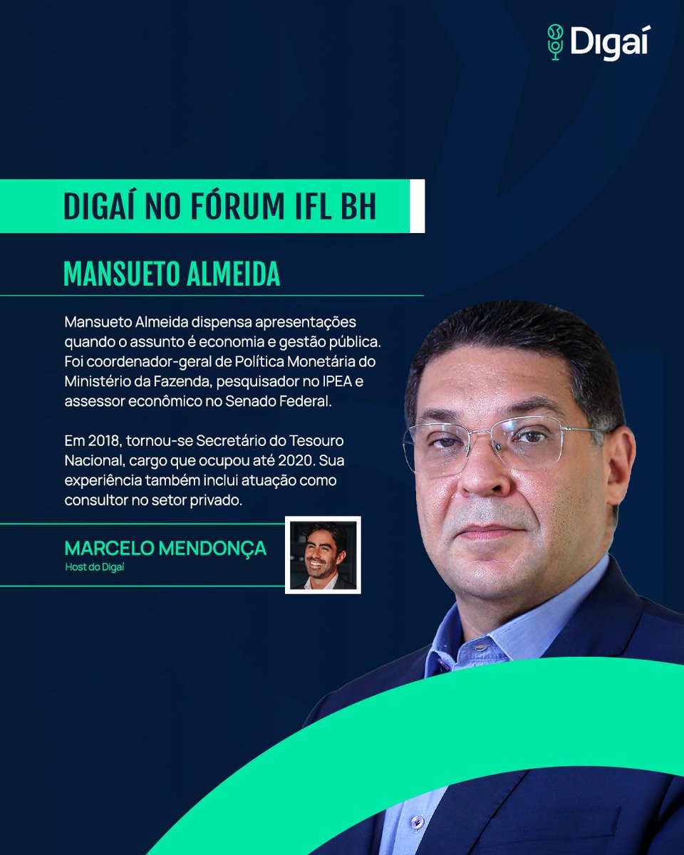 brmpodcast's tweet photo. Mansueto Almeida dispensa apresentações quando o assunto é economia e gestão pública. Foi coordenador-geral de Política Monetária do Ministério da Fazenda, pesquisador no IPEA e assessor econômico no Senado.

Youtube:
https://t.co/mPwd2YEZlN

Spotify:
https://t.co/2f0tVyem1y https://t.co/GGCdG9Xswp
