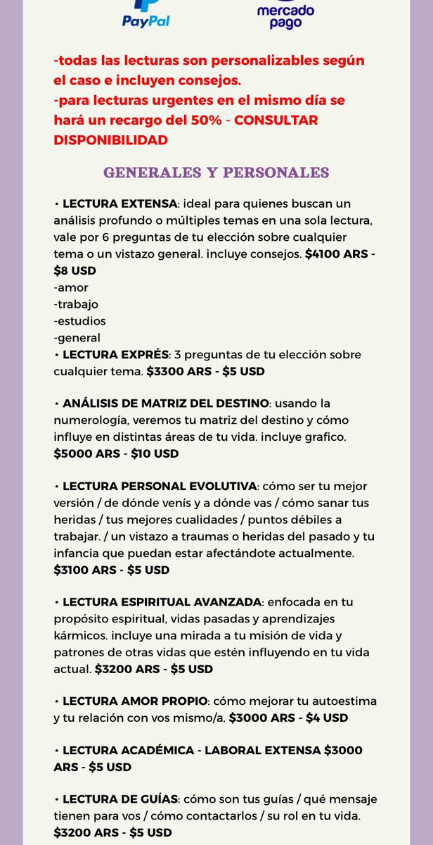 springcatharsis's tweet photo. ⭐️ 𝐀𝐆𝐄𝐍𝐃𝐀  𝐀𝐁𝐈𝐄𝐑𝐓𝐀: LECTURAS DE TAROT - MATRIZ DEL DESTINO
-para todo el mundo 🌍 
-comunícate al dm para reservar una lectura de acuerdo a tus necesidades

https://t.co/rkh1hNSRZW https://t.co/9rIkZOxAvx