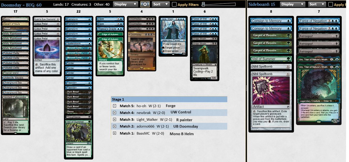 Fuz651's tweet photo. 🏆Finally started testing for EW. Doomsday hasn't felt great lately, but I managed to snatch a trophy with stock bug with some Uro shenanigans in the board. https://t.co/3MKxWSBdie