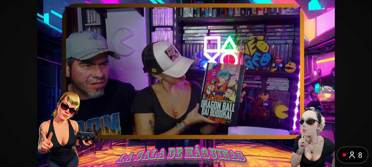 Grandes <a href="/salademaquinas8/">La Sala De Máquinas</a> <a href="/LaJefaCosplays/">La Jefa 🎮👙</a> mostrando nuestro Dragon Ball Dai Budokai de <a href="/hobby_consolas/">Hobby Consolas</a> en directo <a href="/Tycho_fan/">Daniel Quesada</a>