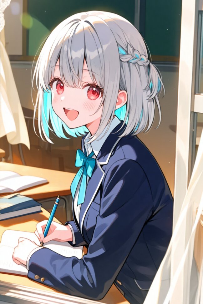 おはぷーん🎶☀️💕🏫🤗❗
#AIart #AIイラスト 73日目