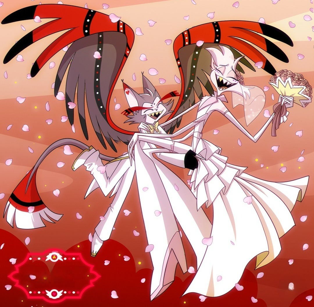 BaarbiiFresco's tweet photo. Love wins (Even in Hell) 💝
•
•
#HelluvaBoss 
#HazbinHotel 
#HelluvaBossFanart 
#HazbinHotelFanart 
#itsnotmyart 
#huskerdust 
#angeldust https://t.co/ohalPvSk2z