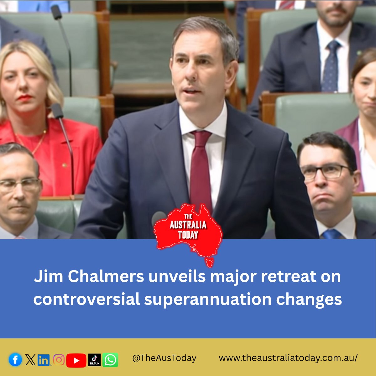 TheAusToday's tweet image. Jim Chalmers unveils major retreat on controversial #superannuation changes
writes @michellegrattan_
Read details here: theaustraliatoday.com.au/jim-chalmers-u…

@DrAmitSarwal @Pallavi_Aus @JitarthJai  @ConversationEDU @JEChalmers