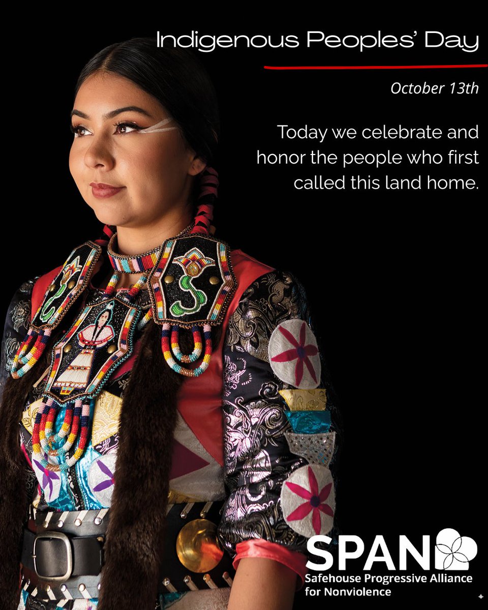 FollowSPAN's tweet photo. Today we honor the strength and resilience of Indigenous peoples and stand in solidarity with survivors of domestic violence in Indigenous communities.

At SPAN, we’re committed to providing culturally responsive, trauma-informed support for all. 💜 https://t.co/MU8xrTsBAD