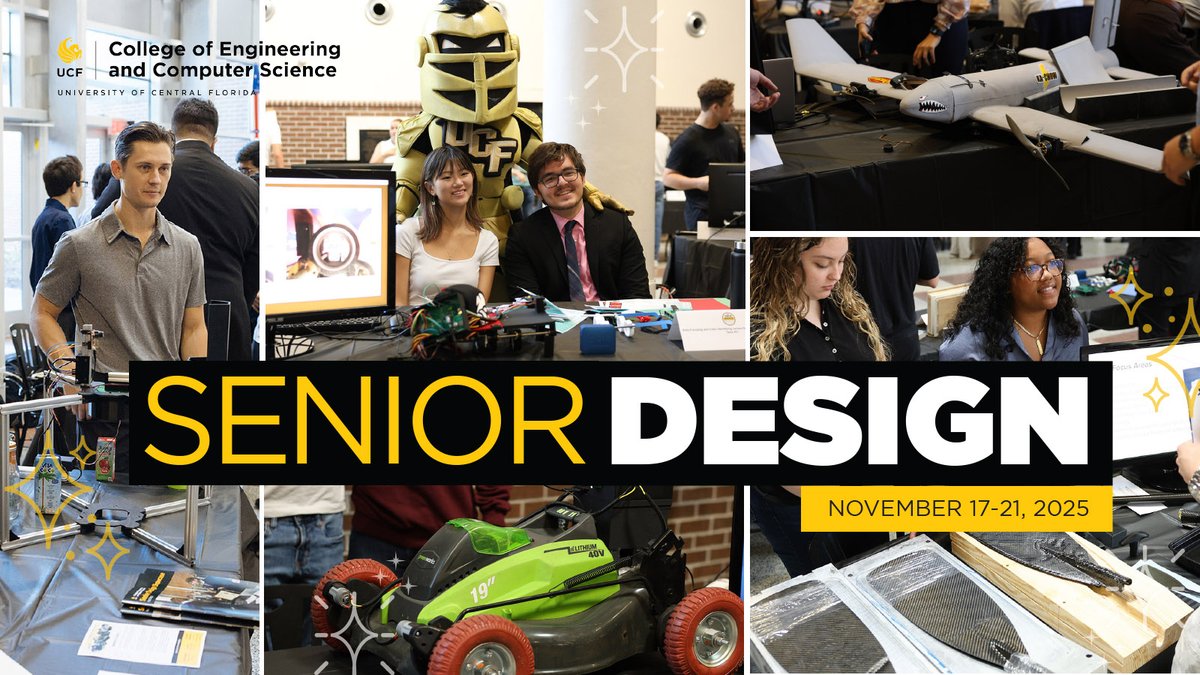 Help judge Senior Design projects!

The Fall 2025 Senior Design Showcase is Nov. 17-21. We invite ALL alumni and industry partners to volunteer as judges, either virtually or in-person. Register by Nov. 9: bit.ly/46Qn6C2