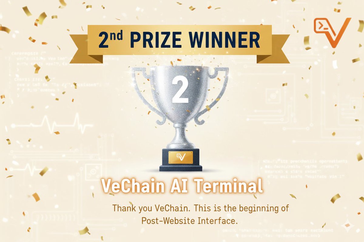 VechainAI's tweet image. Thank you Vechain! . Welcome To Post-Website Interface Folks