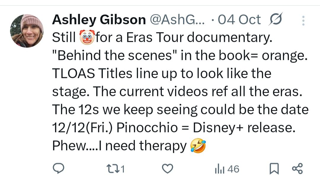 AshGibson13's tweet photo. I'm still on a high from this 🤣 I'm a proud swiftie today. Yes I am. @taylornation13 @taylorswift13 https://t.co/rpoAy49Afj