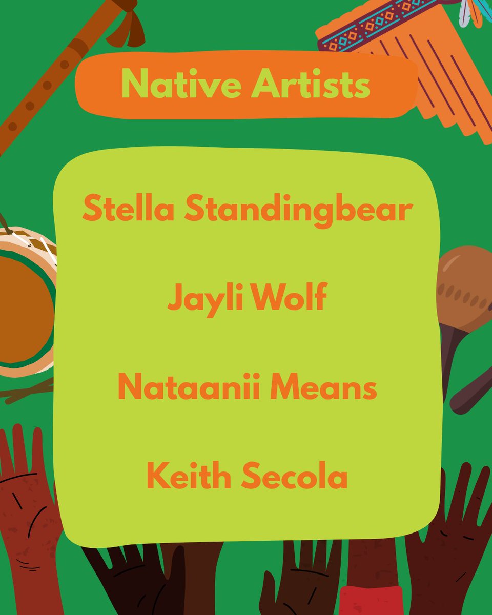Happy Indigenous Peoples’ Day! Let us use today to celebrate the Indigenous people of America, recognizing their resilience, culture, and history. Swipe to take a peek at some Native artists and give them a listen 🎧🎶
#indigenouspeoplesday #internationalmusic #indigenouspeople