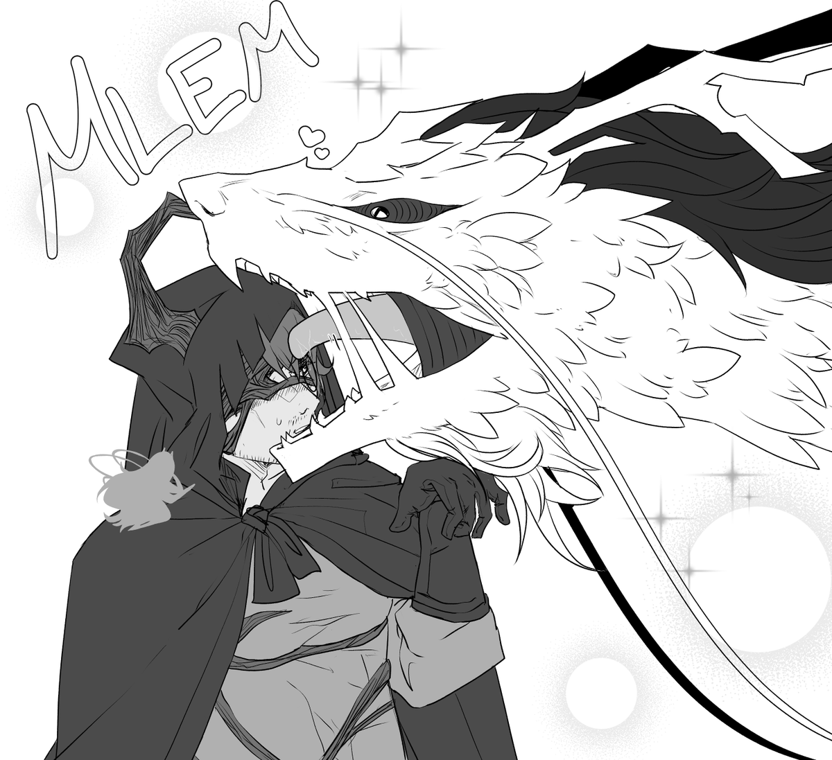 tanginamaran's tweet image. Another T.Blood x Lantern Hongreg doodle #LCB613 #HongregEnjoyer #Limbus_Company #LimbusCompany