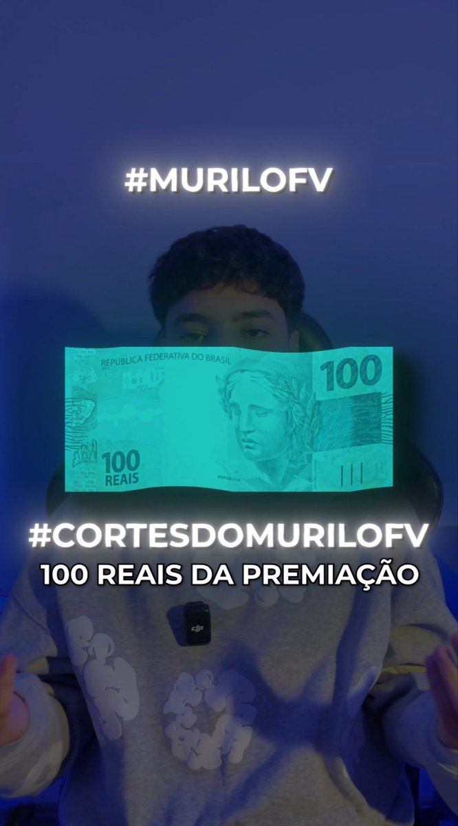 Quer ganhar 100 reais só postando cortes meus? 👀 
Sim rapaziada campeonato meu de cortes tá aí, qualquer um pode participar, clipador, editor, até mesmo vc que não é desse nicho pode participar!
vm.tiktok.com/ZMAQomCd7/