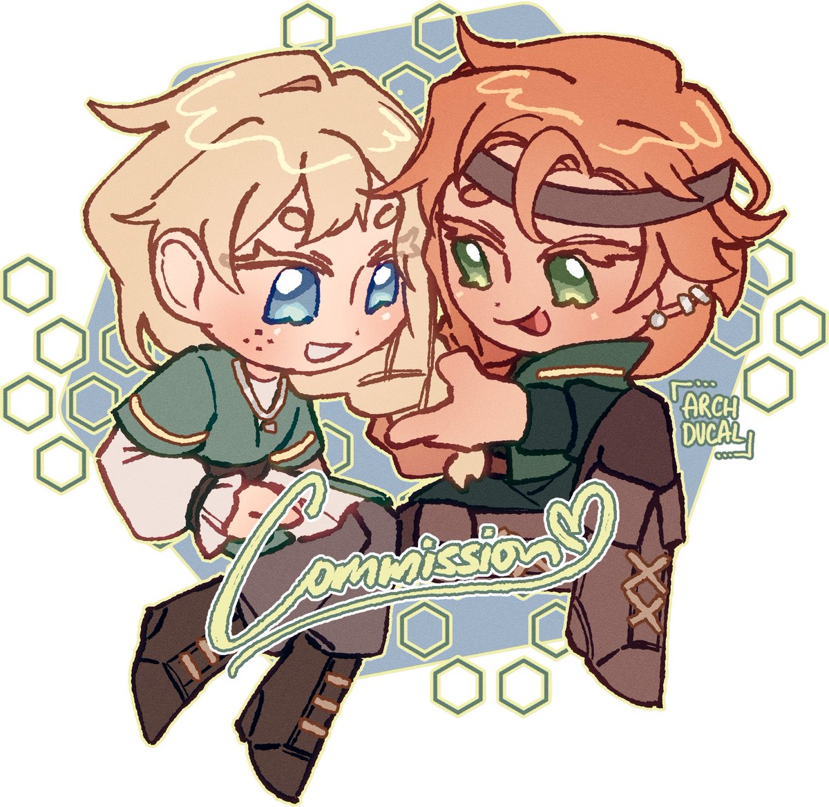 Chibi comm for SirBeesALot! #vgen #VGenComm