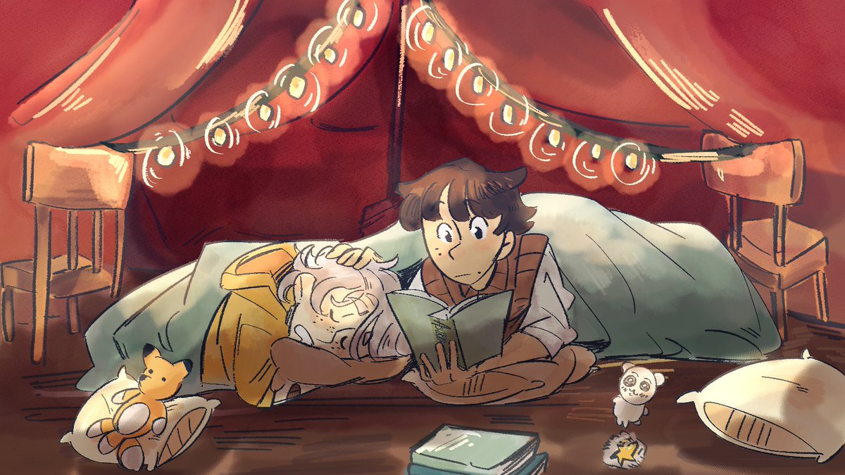 Sleepover!!
[#illustraion]