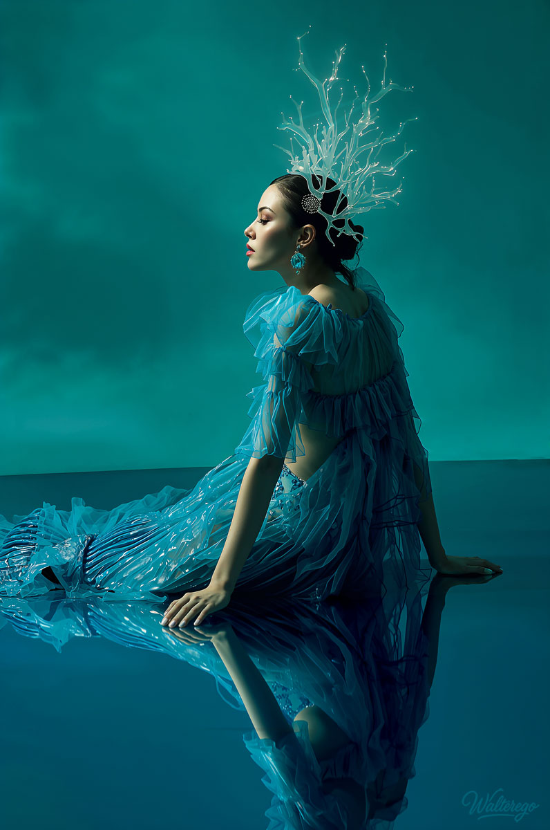 Walt3rEg0's tweet image. QT your Blue Art
#AIart #Siren #FantasyFashion