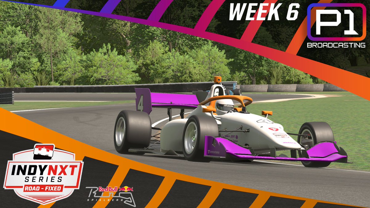 P1 Broadcasting (@p1broadcasting) on Twitter photo Monday Night IndyNXT Road Fixed Series Top Split🏁
🏆2025 Season 4 Week 6
Join us tonight from RedBull Ring for 15 laps
🕒Action start it 10:00pmET
🎙️Jacob Collins
📺youtube.com/watch?v=pBmlrG…
"P1 Home of Indycar on iRacing"☝️🏆
<a href="/iRacing/">iRacing</a> <a href="/INDYNXT/">INDY NXT by Firestone</a> <a href="/IndyCar/">NTT INDYCAR SERIES</a> Monday Night IndyNXT Road Fixed Series Top Split🏁
🏆2025 Season 4 Week 6
Join us tonight from RedBull Ring for 15 laps
🕒Action start it 10:00pmET
🎙️Jacob Collins
📺youtube.com/watch?v=pBmlrG…
"P1 Home of Indycar on iRacing"☝️🏆
<a href="/iRacing/">iRacing</a> <a href="/INDYNXT/">INDY NXT by Firestone</a> <a href="/IndyCar/">NTT INDYCAR SERIES</a>