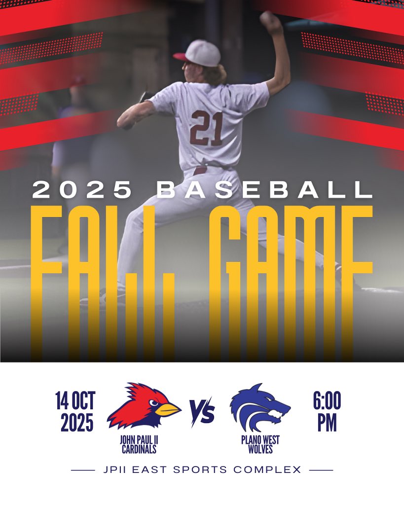 JPIIHS Baseball (@jpiihsbaseball) on Twitter photo Another opportunity to compete! Come on out and check out your cardinal baseball team. Free ποΈ admission see details β¬οΈ Another opportunity to compete! Come on out and check out your cardinal baseball team. Free ποΈ admission see details β¬οΈ