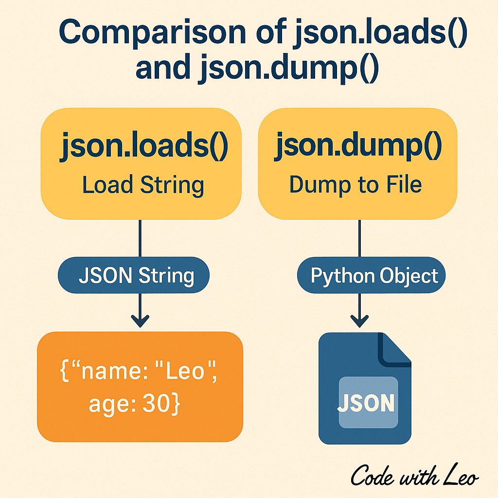 code_with_leo's tweet image. dump to load
load to dump
#json #python