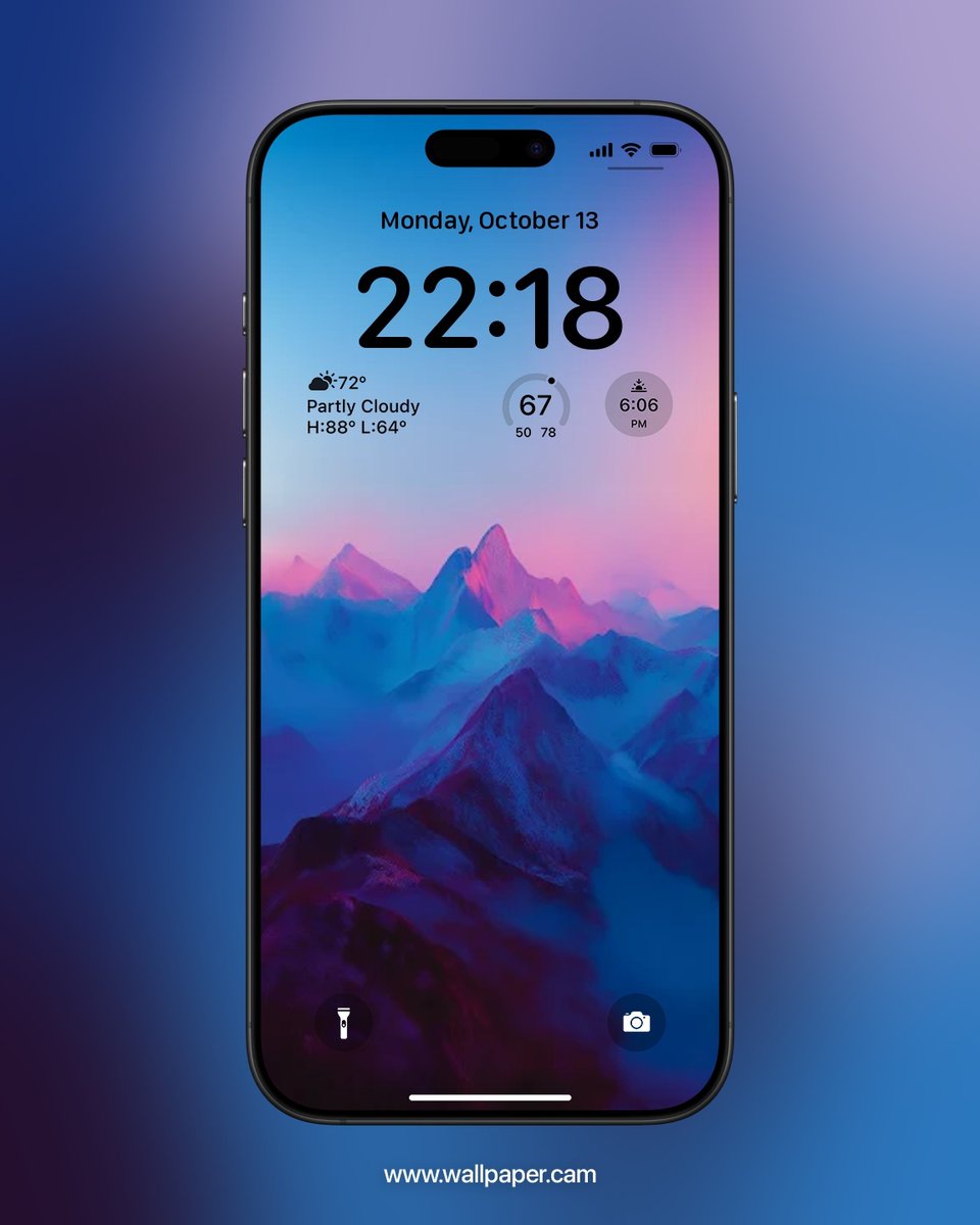 wallpaper_cam's tweet image. New iPhone Wallpaper! ✨
🖼️ Pink Mountains Blue
⬇️ Download (High-Res):
🔗 wallpaper.cam/2025/10/mounta…
🔖 Save it for later!