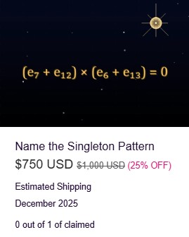 aztecsungod's tweet image. Zero divisors are mathematical oddities: non-zero numbers that multiply to give zero. We've been hunting them systematically and found a rare one in 32D.
For $750, ONE supporter can claim naming rights.
indiegogo.com/projects/cailc… #Math #MathTwitter #AGI #IndieGoGo #ZeroDivisors