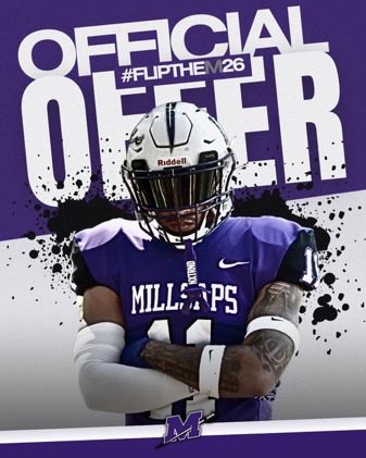 #AGTG After a great conversation with <a href="/CoachMurphy_/">Ridge Murphy</a> , I’m BLESSED to receive my first official offer from Millsaps College <a href="/MajorsFootball/">Millsaps Football</a> <a href="/Coastfootball/">Coast Football™</a>