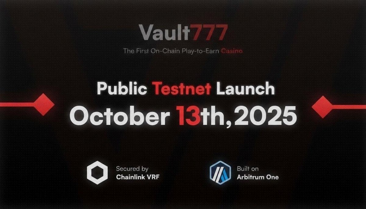 Vault777 Testnet is Now Live!

Vault777 is the first fully on-chain, decentralized casino where every bet, payout and result is executed transparently through smart contracts. No custodians. No deposits. 100% verifiable through Chainlink VRF.

Players can gamble directly from