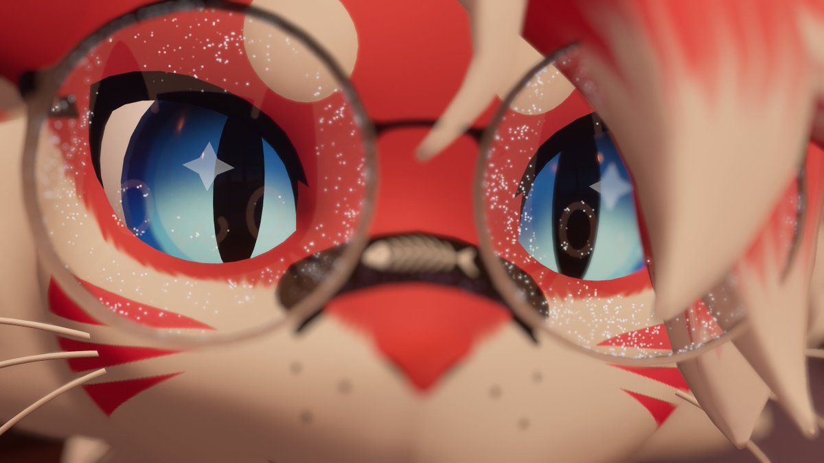 Stares at you cutely~
Now show me how pretty your eyes are too x3