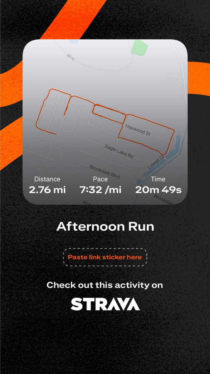 Some after school conditioning!🔥🏃
Ran 4 min on, rest 2 min off for 4 sets.