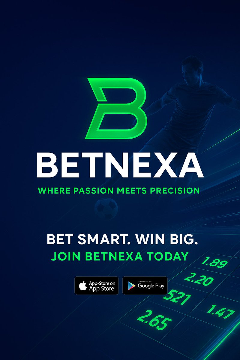 BetNexa's tweet photo. Welcome to the future of betting.
⚡️ Fast. Smart. Global.
💰 #BetNexa — Where Passion Meets Precision.” https://t.co/uD7fQFDJ3R
