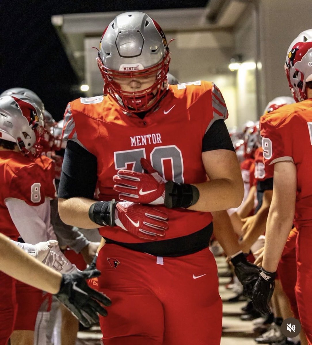 BREAKING: Ohio State has flipped 2026 OT Landry Brede from NC State

He’s from Mentor, OH.