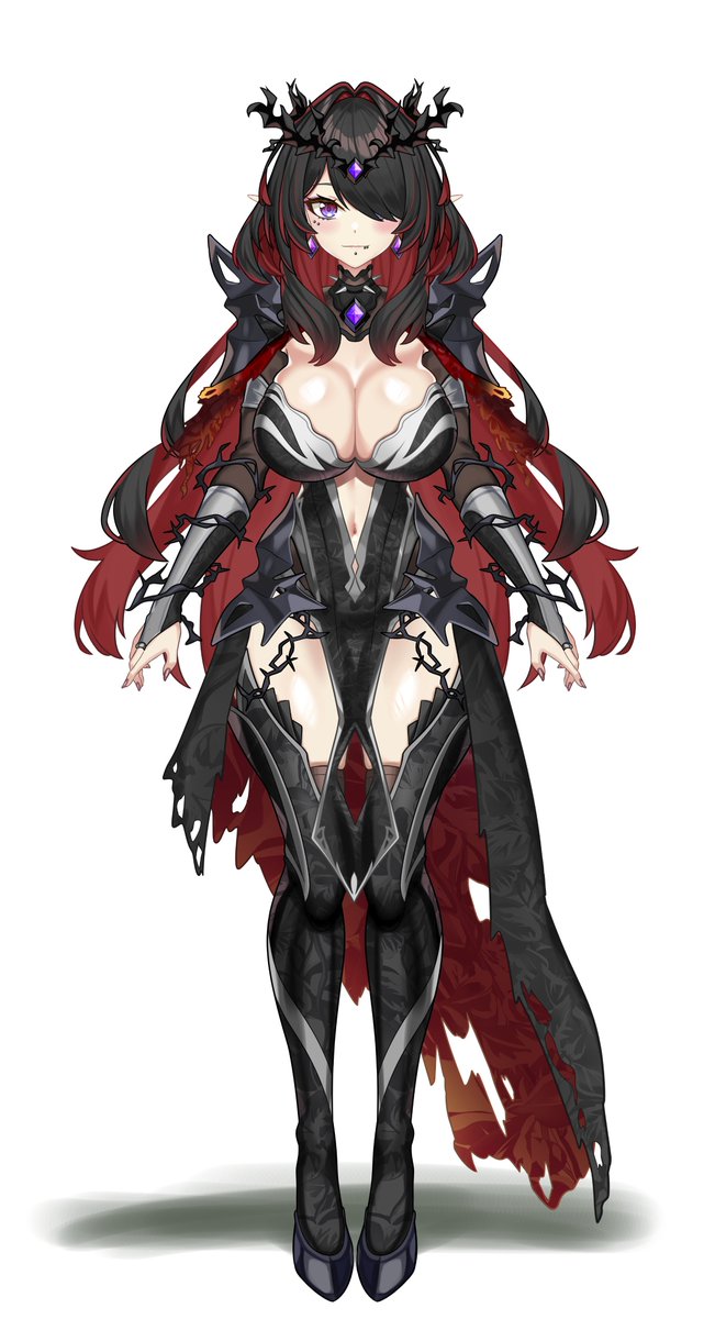 ElaraVtuber's tweet image. What do you like about my new design? 🤩