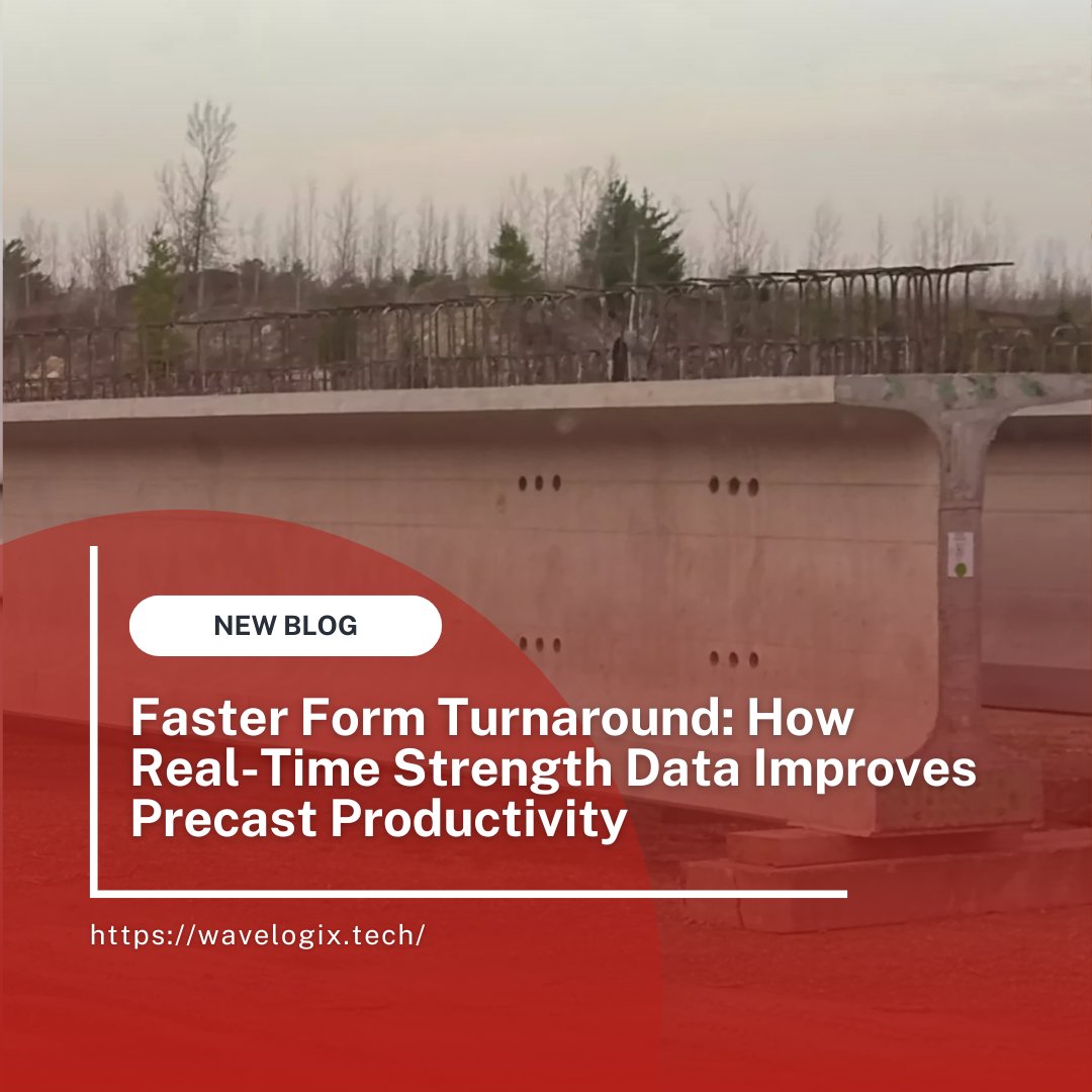 Wavelogix314's tweet image. ⏱️ Every minute counts in precast production.

When forms sit idle waiting for cylinder test results, productivity slows and costs rise — even if your concrete is already strong enough.

In our new guide, we explore how real-time strength data can help precast plants strip forms…