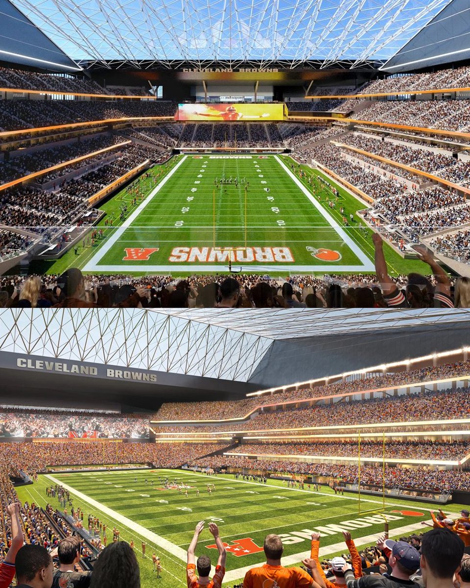 FOS's tweet image. Cleveland and the Browns have reached a deal that will see the team relocate to Brook Park.

The Browns and Jimmy Haslam will invest $100M in Cleveland and pay to demolish the current lakefront stadium.

Cleveland and the Browns will drop all lawsuits against each other.