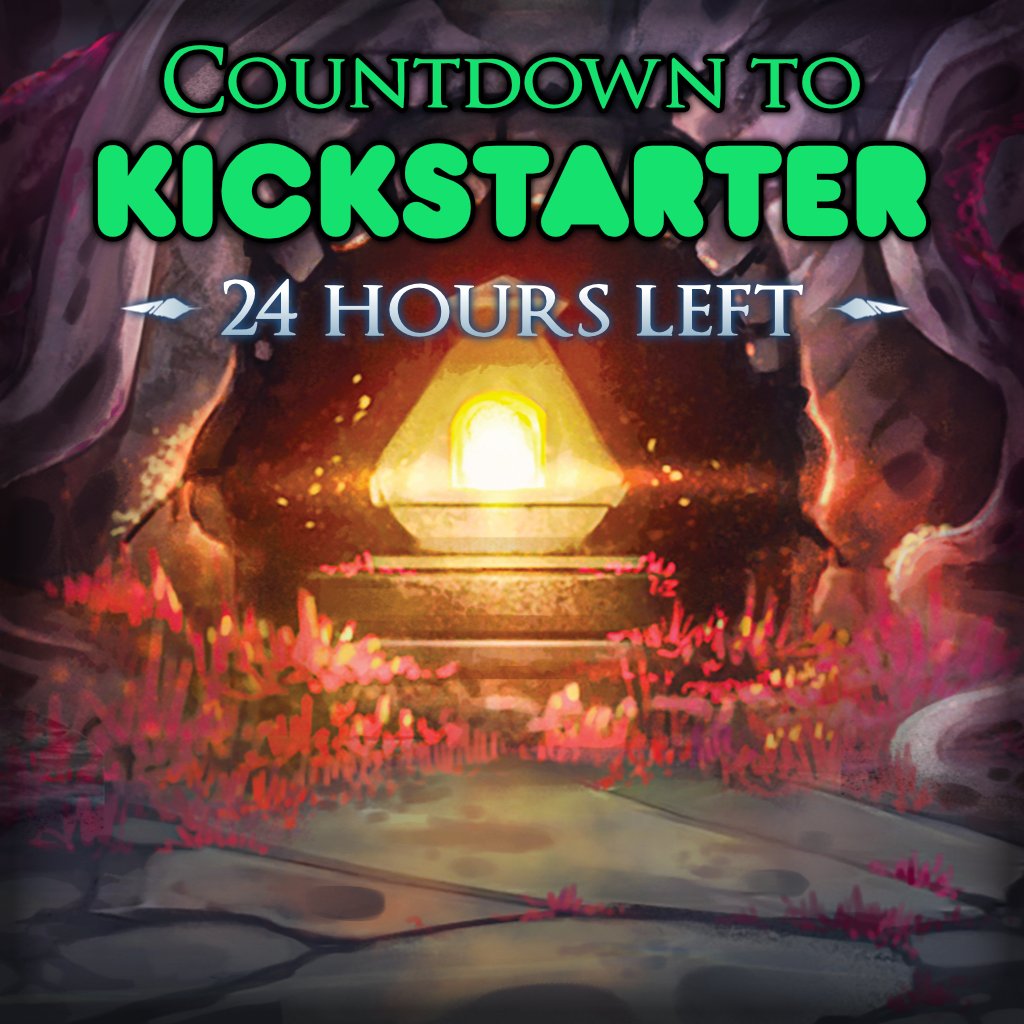 24 HOURS LEFT....

Yeah we sort of forgot to post yesterday cause the CRUNCH is real at the studio but you can guarantee we'll be delivering you quality straight your brain feeds! 
#dnd #ttrpg #dnd5e #kickstarter