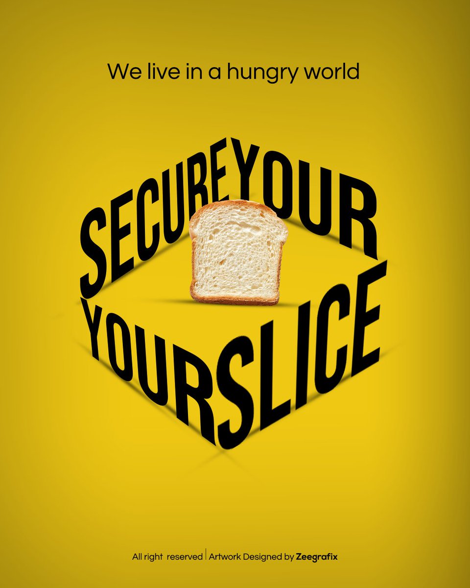 I secured the slice with typography, its safe! Good night #Tarius5daysChallenge