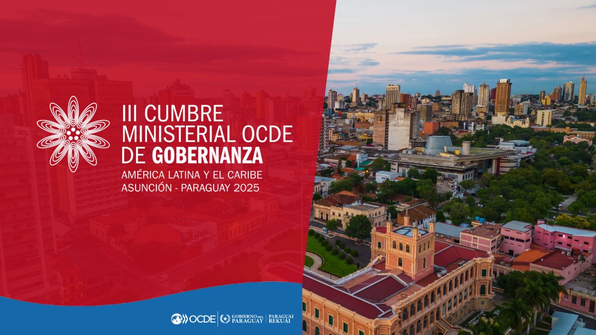 🏛️¡Acompáñanos en la III Cumbre   Ministerial sobre Gobernanza del Programa Regional de la @OCDE para América   Latina y el Caribe.

🗓️ 10 de noviembre de 2025
🕒 09:00 GMT-3 | 13:00 CEST
📍 Asunción, Paraguay
🔗 Inscríbete: oe.cd/LACPY