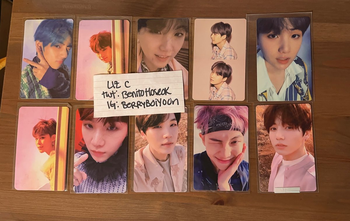 benitohoseok's tweet image. hii i’m selling bts photocards to help pay off my leftover vet bills 

album pcs $8.50
deco kit $16

includes stamped shipping

#btswts #wtsbts