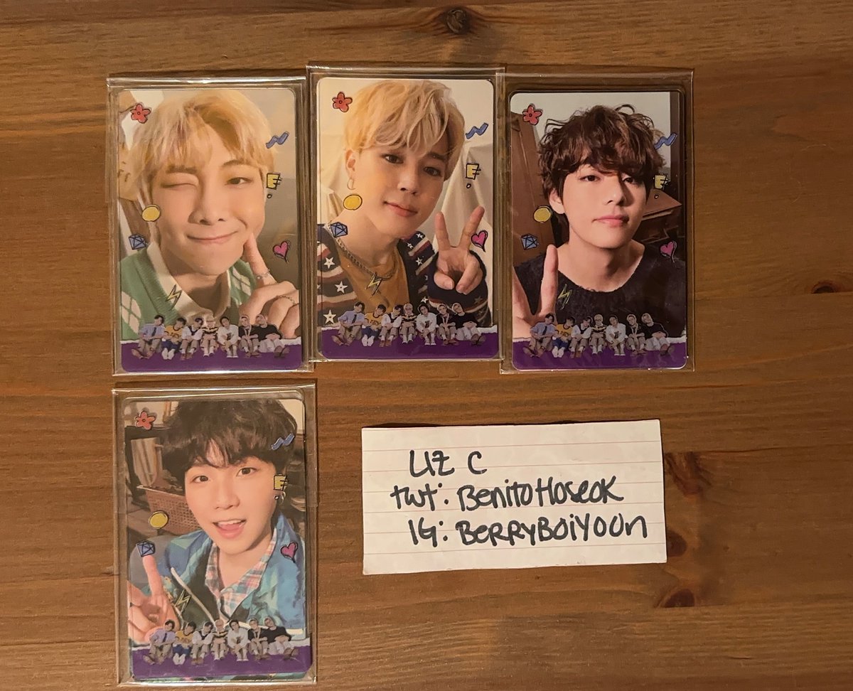 benitohoseok's tweet image. hii i’m selling bts photocards to help pay off my leftover vet bills 

album pcs $8.50
deco kit $16

includes stamped shipping

#btswts #wtsbts