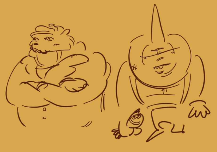 hammerhead_worm's tweet image. furry leo as per sp request