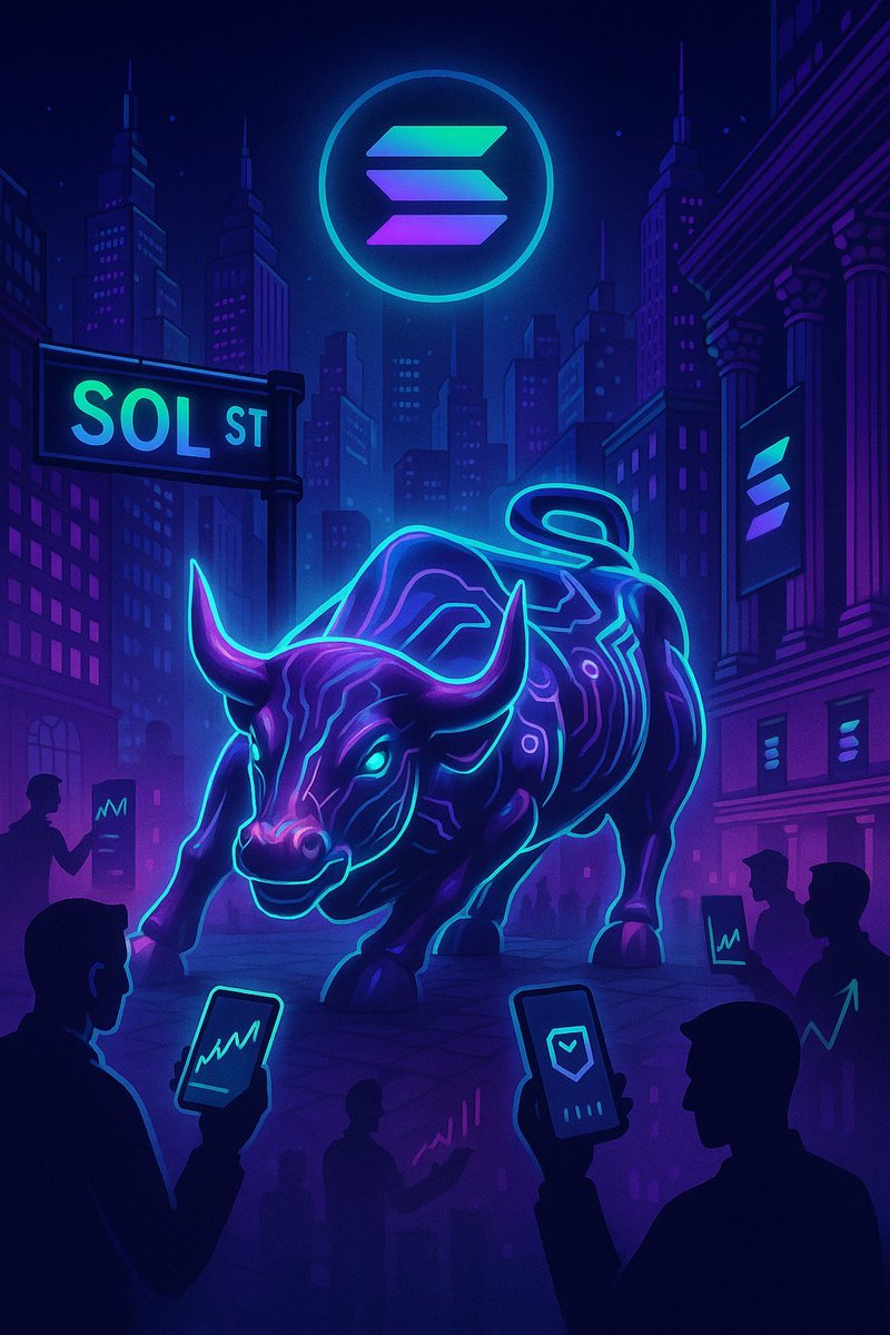 curb (@cryptocurb) on Twitter photo Solana is the new Wall Street. Solana is the new Wall Street.