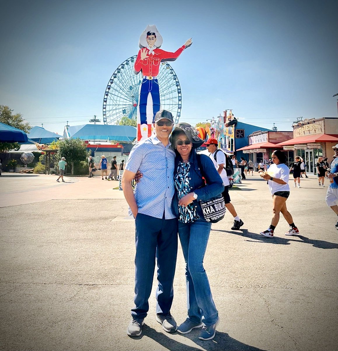 Chika4Judge's tweet photo. We enjoyed our time at the State Fair of Texas.👍🏾❤️ https://t.co/CxA6ZkgcYN