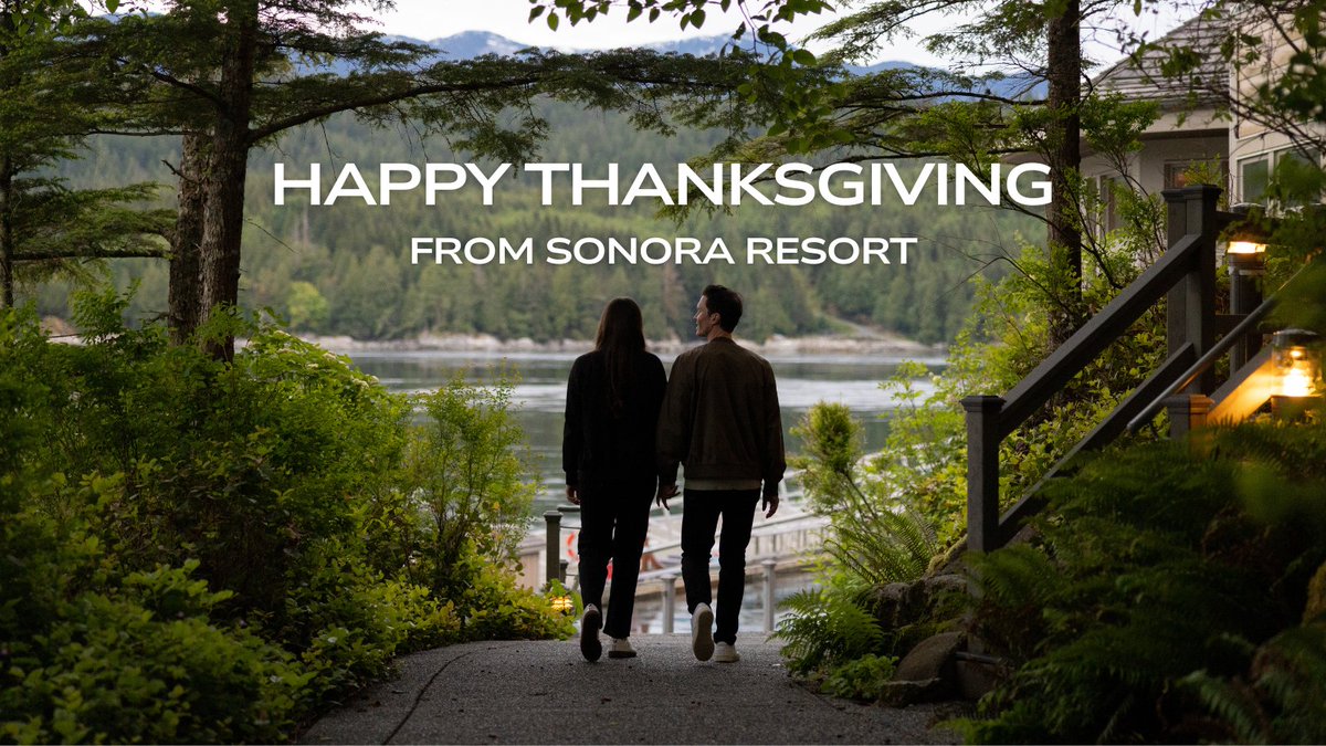 Happy Thanksgiving from Sonora Resort! 🦃
Wishing you a weekend of warmth, gratitude, and connection.
#Thanksgiving #LuxuryInTheWild #RelaisChateaux