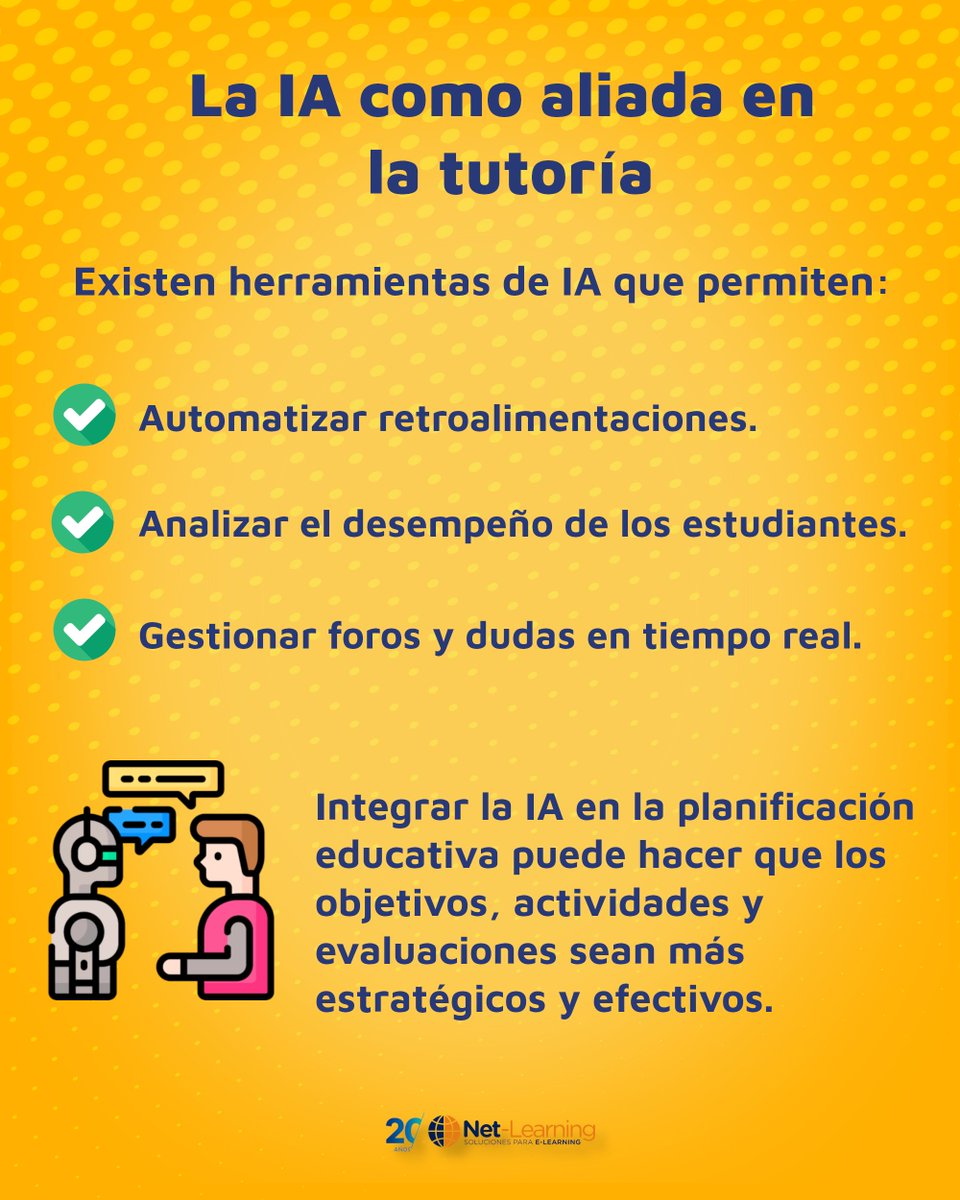 netlearning20's tweet image. 5 claves para ser un docente online en la era de la inteligencia artificial.
#edtech #IA #docentes