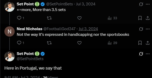 SetPointScammer's tweet image. Big exposed SetPointBets 🚨

If you think you’re being scammed by an American or Indian, you’re completely wrong. SetPointBets is Portuguese, and I’ve talked to him several times before he adopted this deceitful way of acting. In his own posts on X, he even admits he’s TUGA 🇵🇹