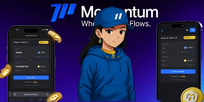 HottieBabeGem's tweet image. Gold just touched a new ATH at $4,100
You can buy $XAUm and supply on @MMTFinance and tap into deep liquidity.
Buy here: gold.mmt.finance
Then head to app.mmt.finance
And suppy on XAUm-USDC incentivized pool which offers up to ~16% APR and Momentum Bricks.