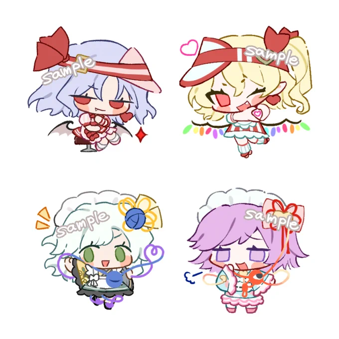 鴨田さん()と一緒に描いた自立ミニアクスタのサンプルです!今回の秋例に持っていきます～!