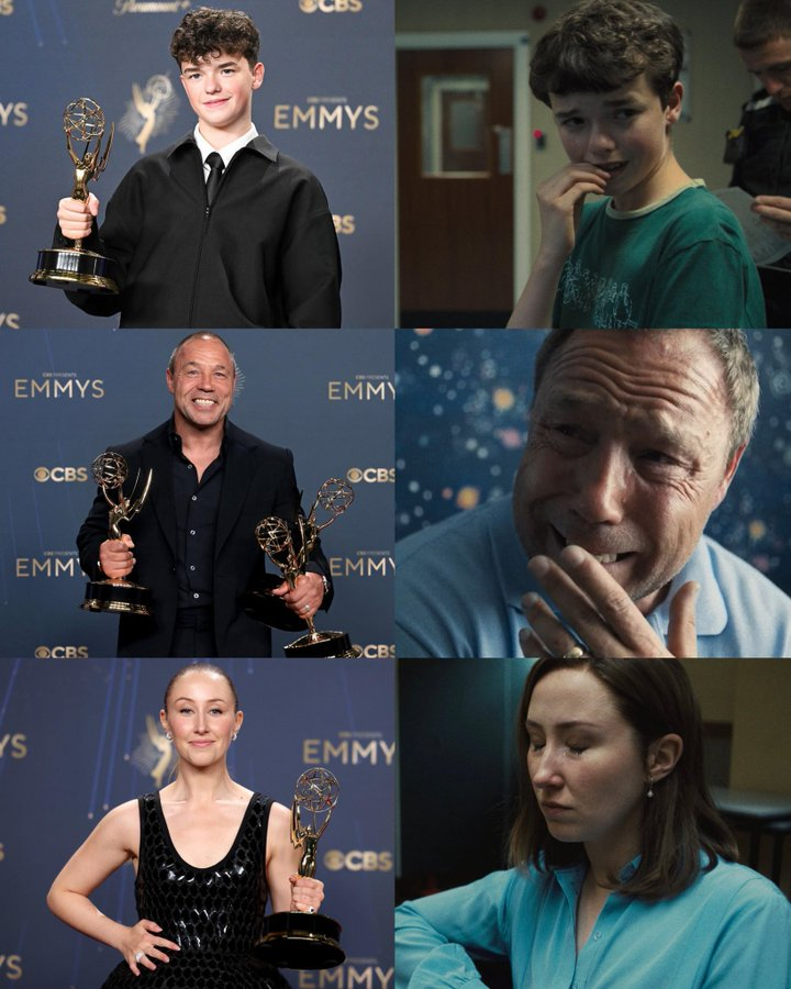 All three main actors in *Adolescence* won Emmys for their performances.