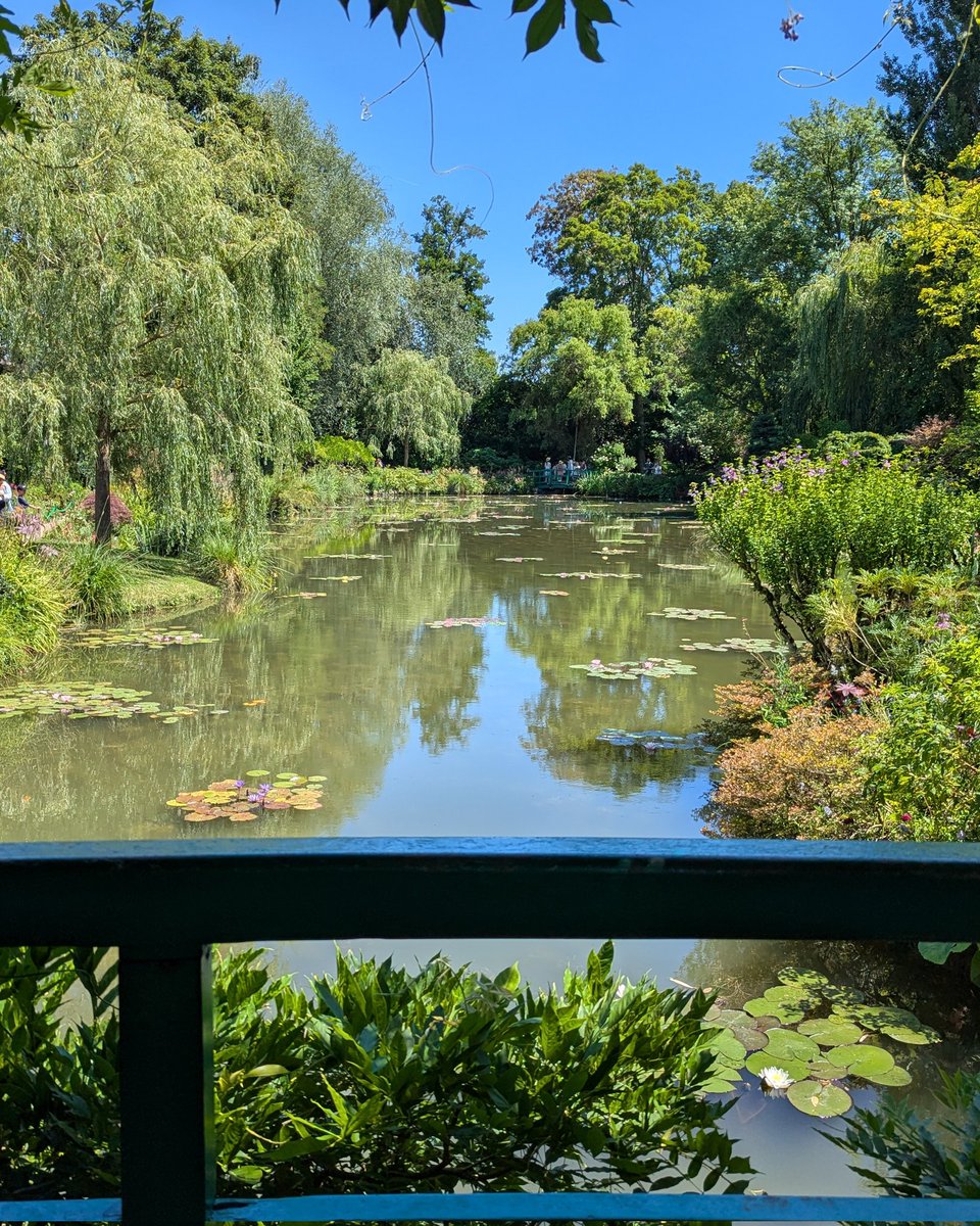 fumixparis's tweet image. ジヴェルニーのモネの家と庭園の続き
なぜか池に睡蓮はあまりなかったのだけど、それでもとても美しい景色だった🪷