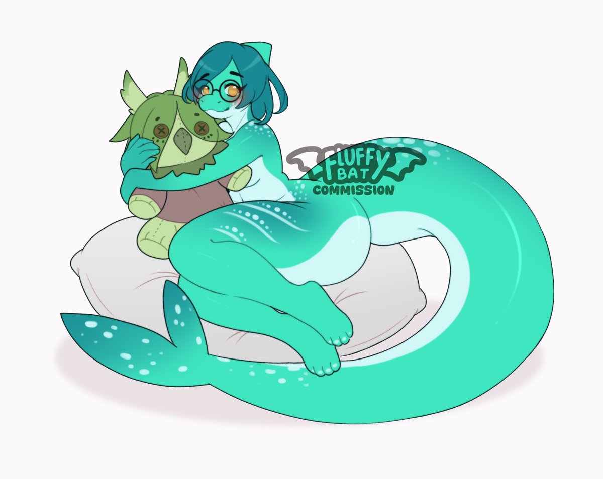 another draw for <a href="/grabtoast/">Gabebud</a> 💚💚
#furryartist