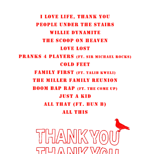 MacMillerMemoir's tweet image. &apos;I Love Life, Thank You&apos; turns 14 ❤️🐦

What&apos;s your favorite track from the mixtape?