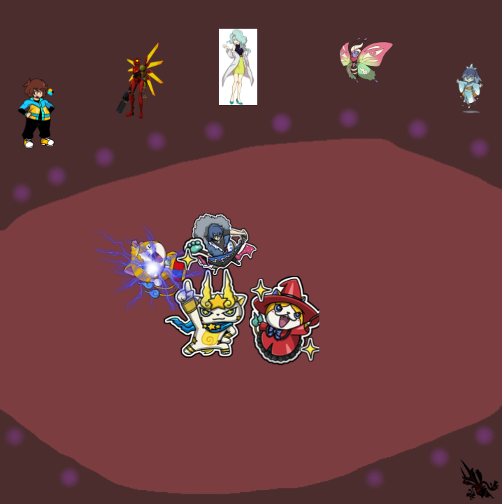 AWickedyokai's tweet image. Komastar and Ananta work together to shove tomanyan's fat ass in the statiking trap
also maginyan attacks komastar I guess