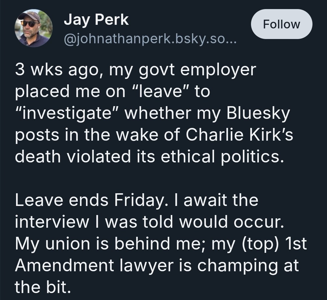UCLA's Race and Equity Director was placed on leave for celebrating Charlie Kirk’s assassination.

He just announced his leave ends on Friday.

He says the union is sticking up for him.